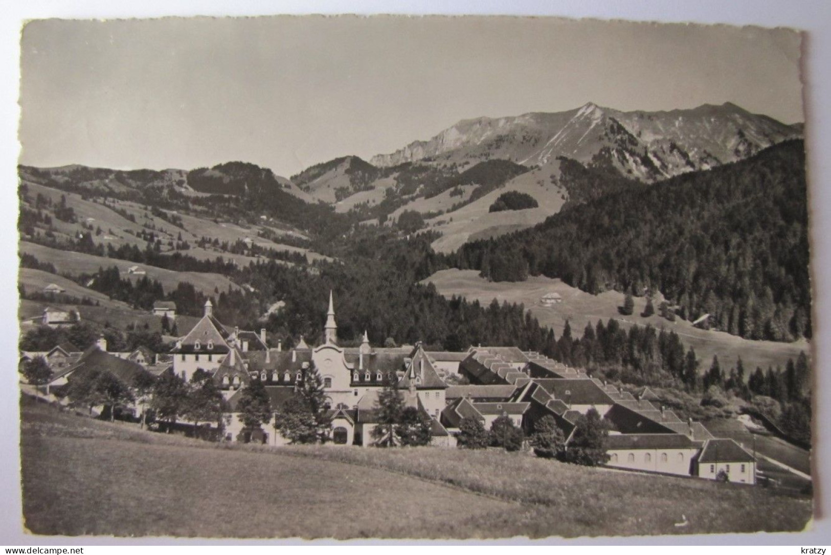 SUISSE - FRIBOURG - CHARMEY - Chartreuse De La Valsainte - 1954 - Charmey