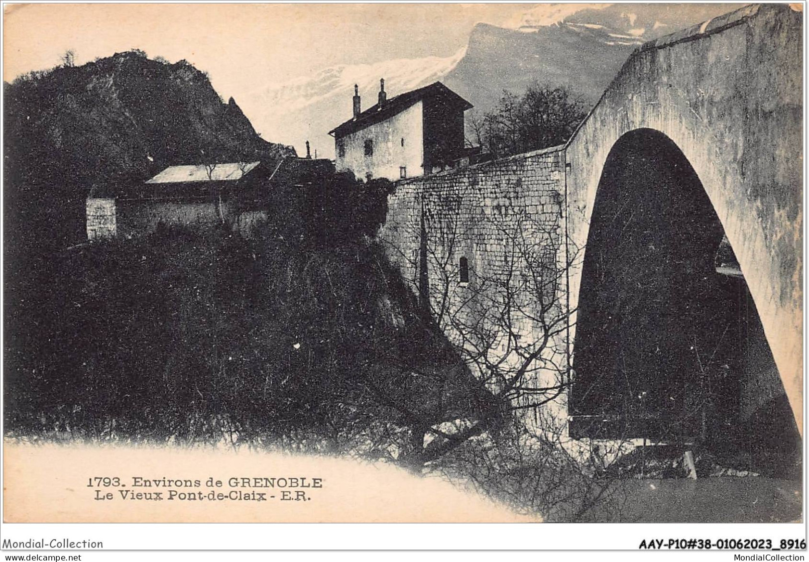 AAYP10-38-0915 - Env De GRENOBLE - Le Vieux Pont-De-CLAIX  - Claix