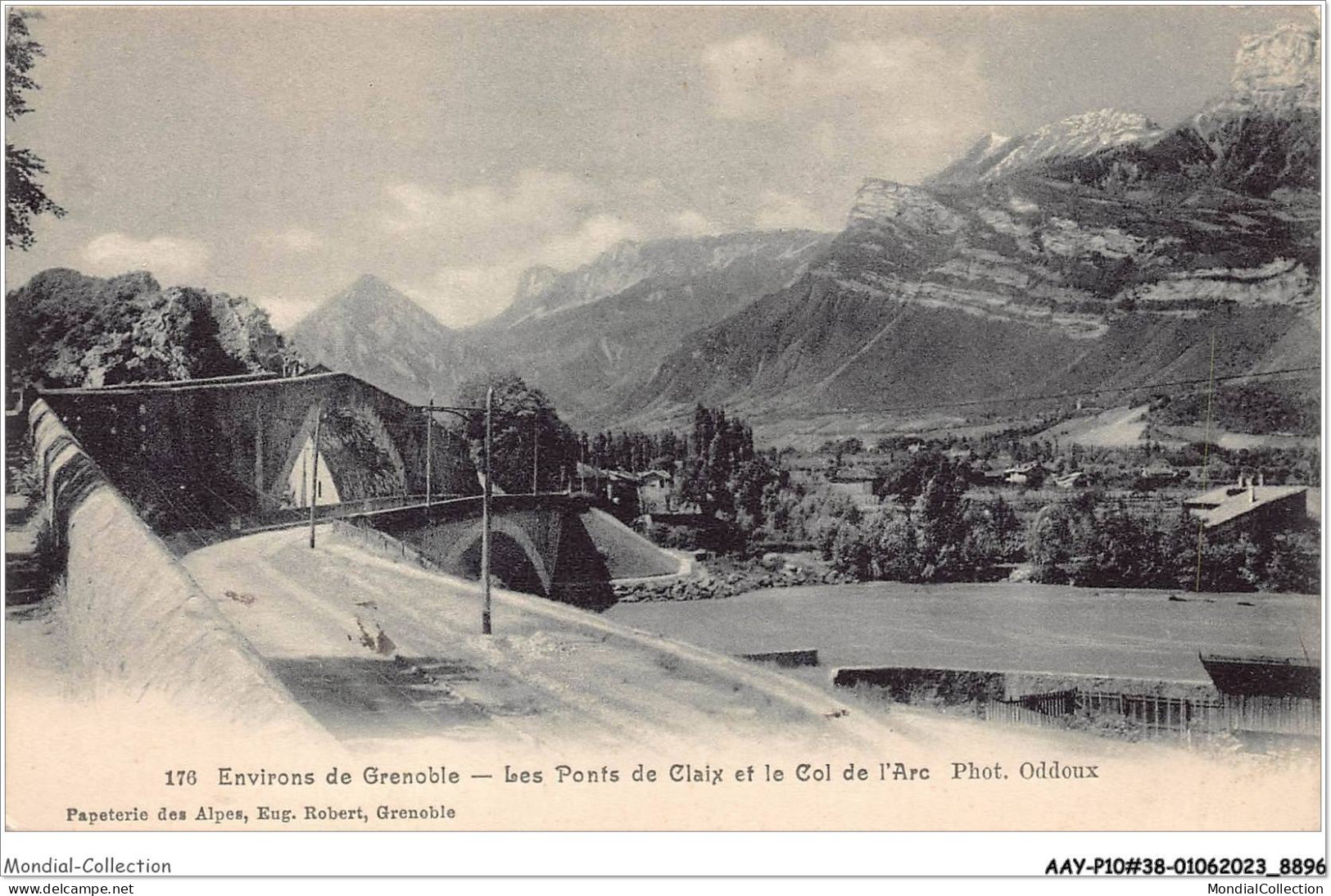 AAYP10-38-0906 - Env De GRENOBLE - Les Ponts De CLAIX Et Le Col De L'Arc - Claix