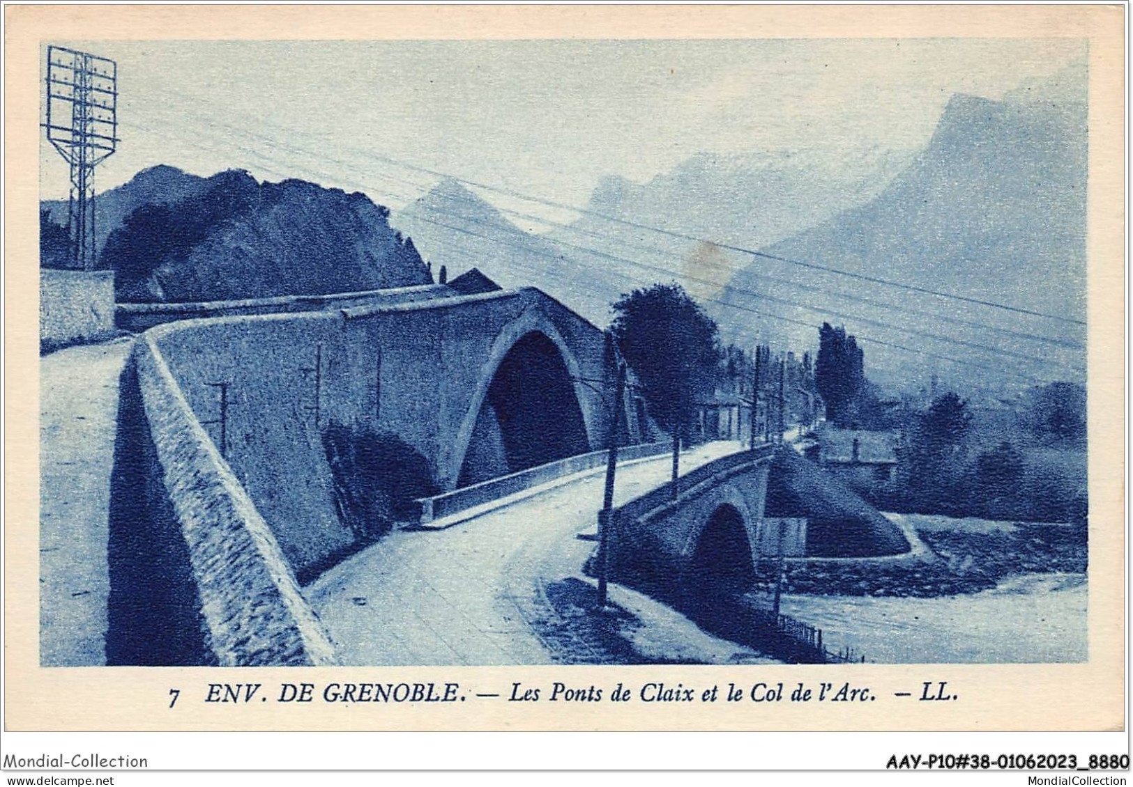 AAYP10-38-0898 - Env De GRENOBLE - Les Ponts De CLAIX Et Le Col De L'Arc - Claix
