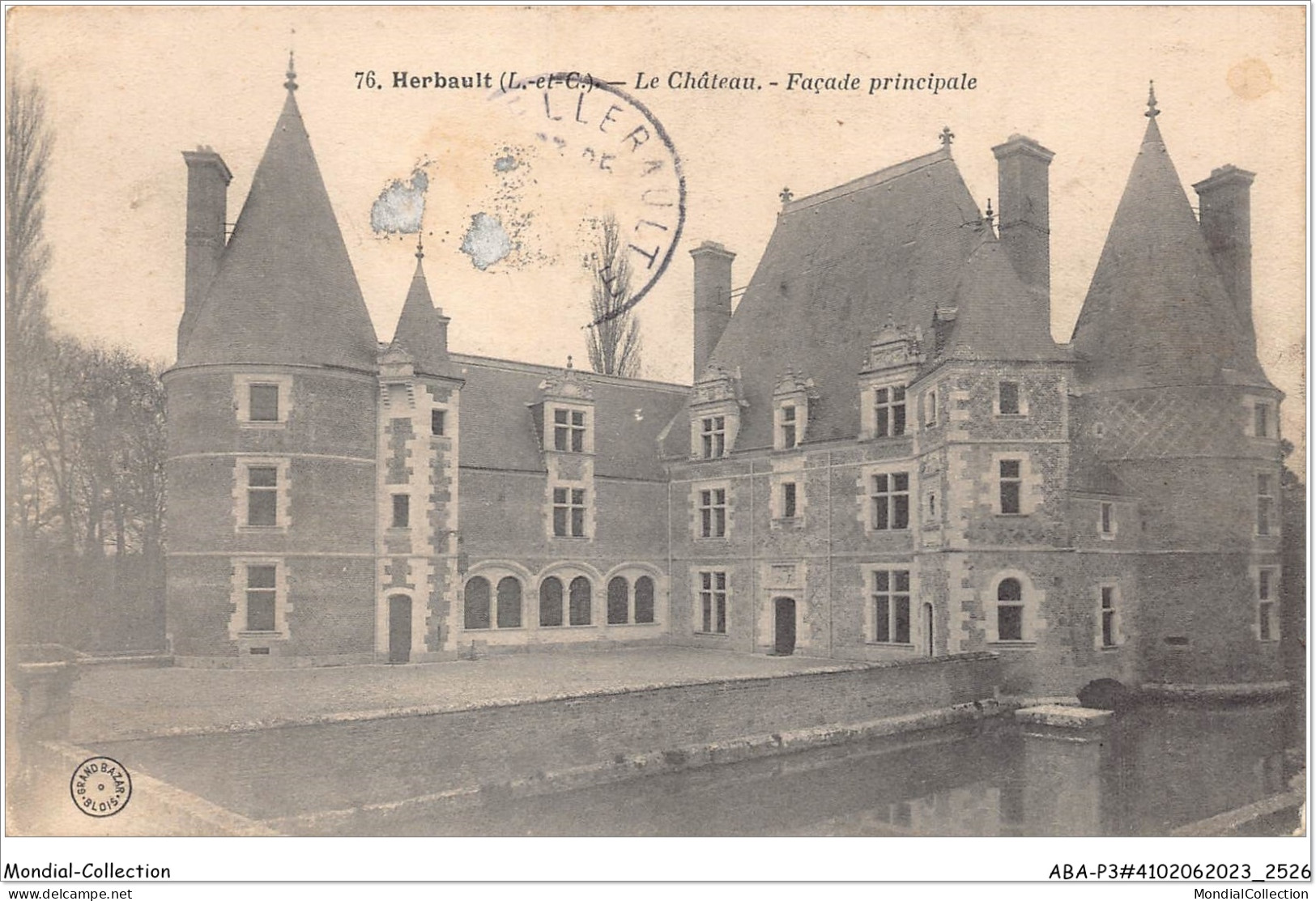 ABAP3-41-0207 - HERBAULT - Le Chateau -Facade Principale - Herbault