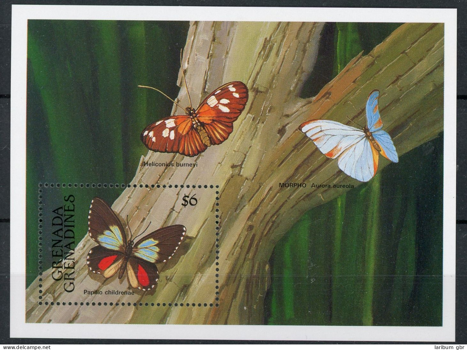 Grenada/ Grenadinen Block 213 Postfrisch Schmetterlinge #HB144 - Anguilla (1968-...)