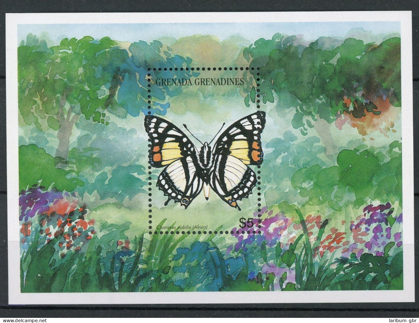 Grenada/ Grenadinen Block 395 Postfrisch Schmetterlinge #HB150 - Anguilla (1968-...)