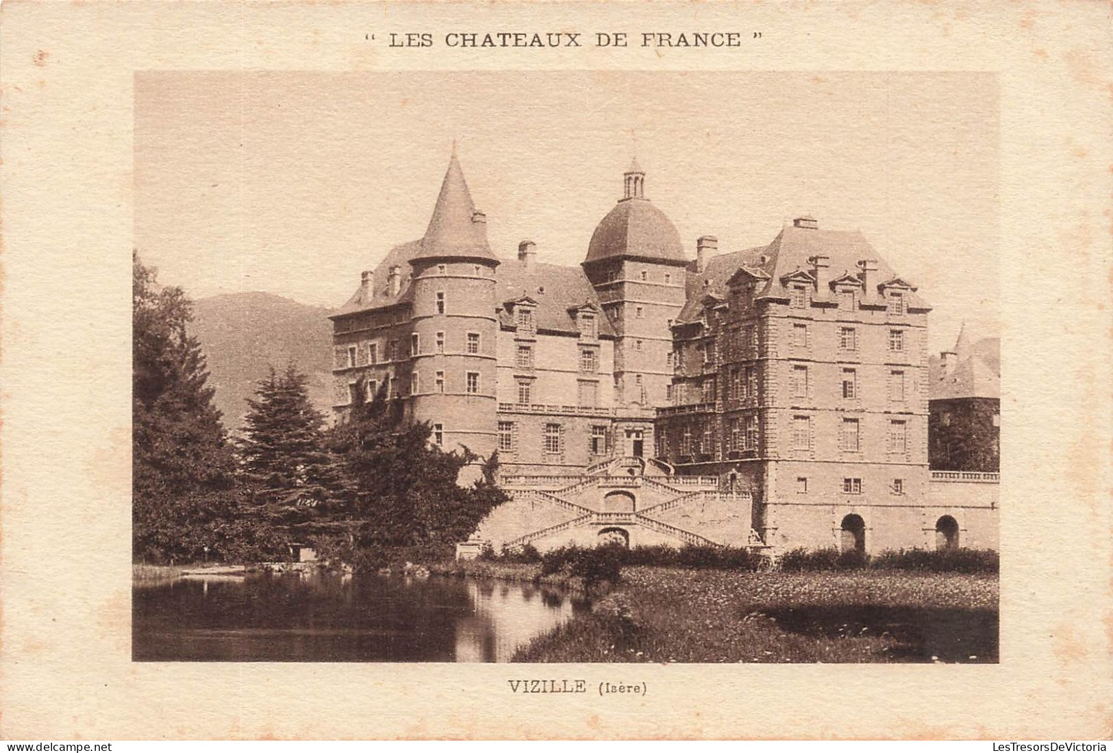 FRANCE - Vizille - Vue Générale D'un Château - Les Châteaux De France  - Carte Postale Ancienne - Vizille