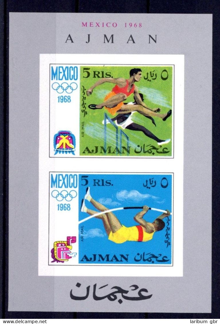 Ajman Block 32 B Postfrisch Olympia 1968 Mexiko #JR886 - Abu Dhabi
