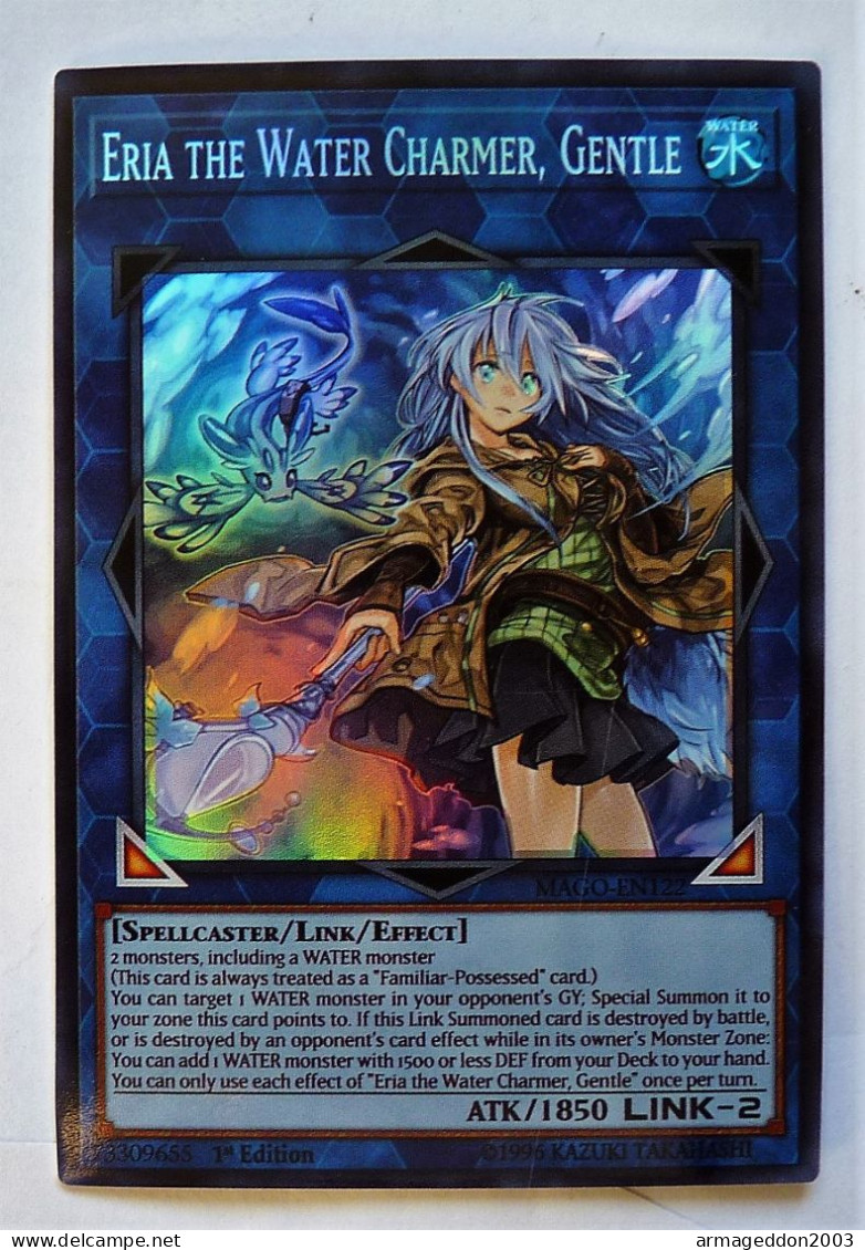 Carte Neuve Yugioh! US HOLO 1st Edition 1996 MAGO-EN122 Eria The Water Charmer, - Yu-Gi-Oh