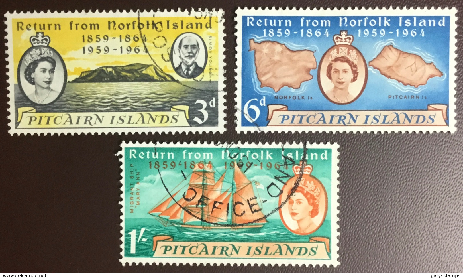 Pitcairn Islands 1961 Return From Norfolk Islands FU - Pitcairneilanden