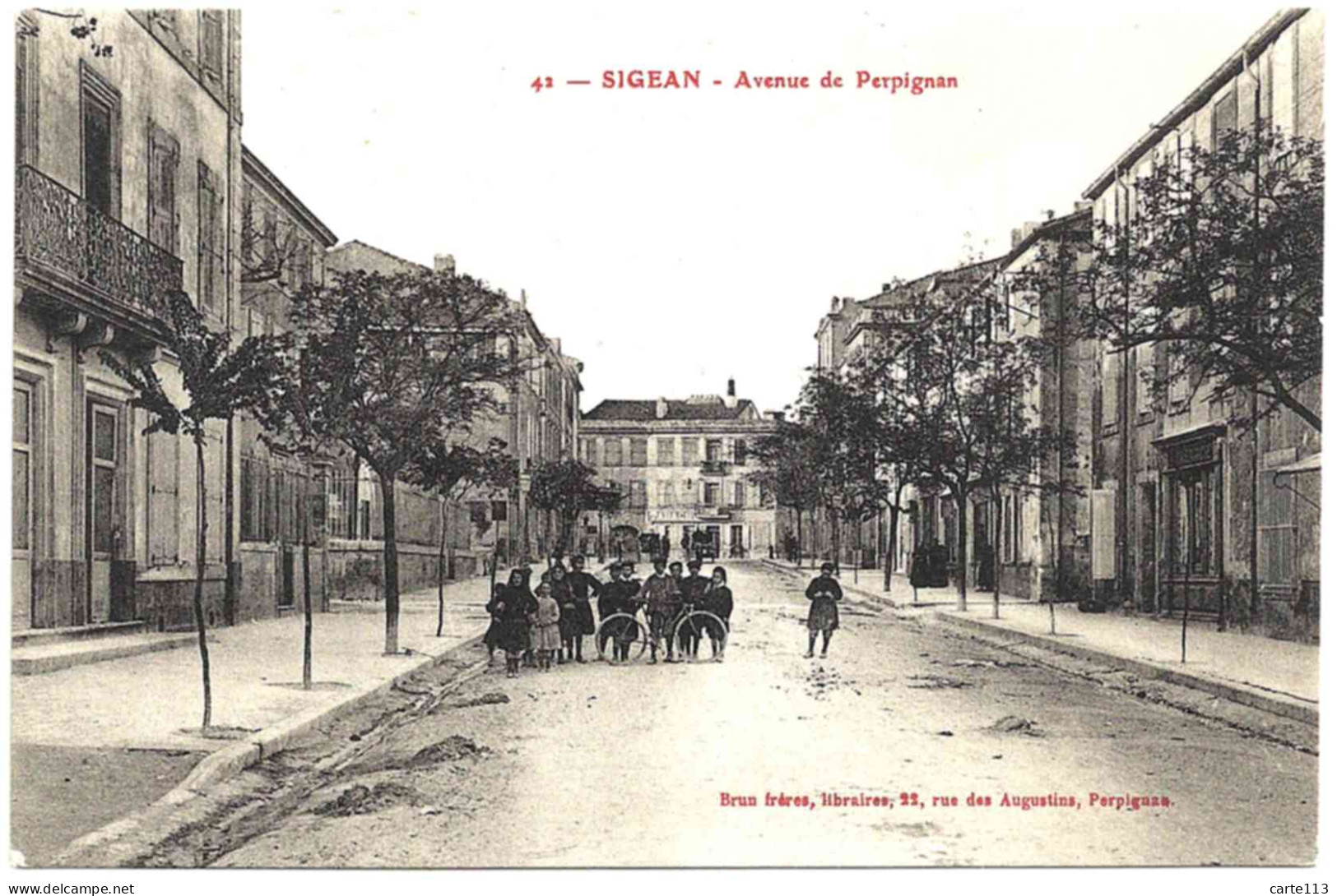 11 - B24935CPA - SIGEAN - Avenue De Perpignan - Parfait état - AUDE - Sigean