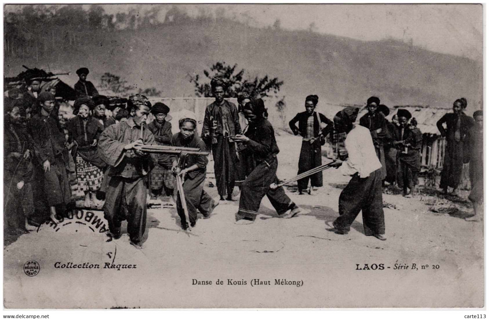 - T24824CPA - LAOS - Danse De KOUIS - Haut Mékong - Bon état - ASIE - Laos