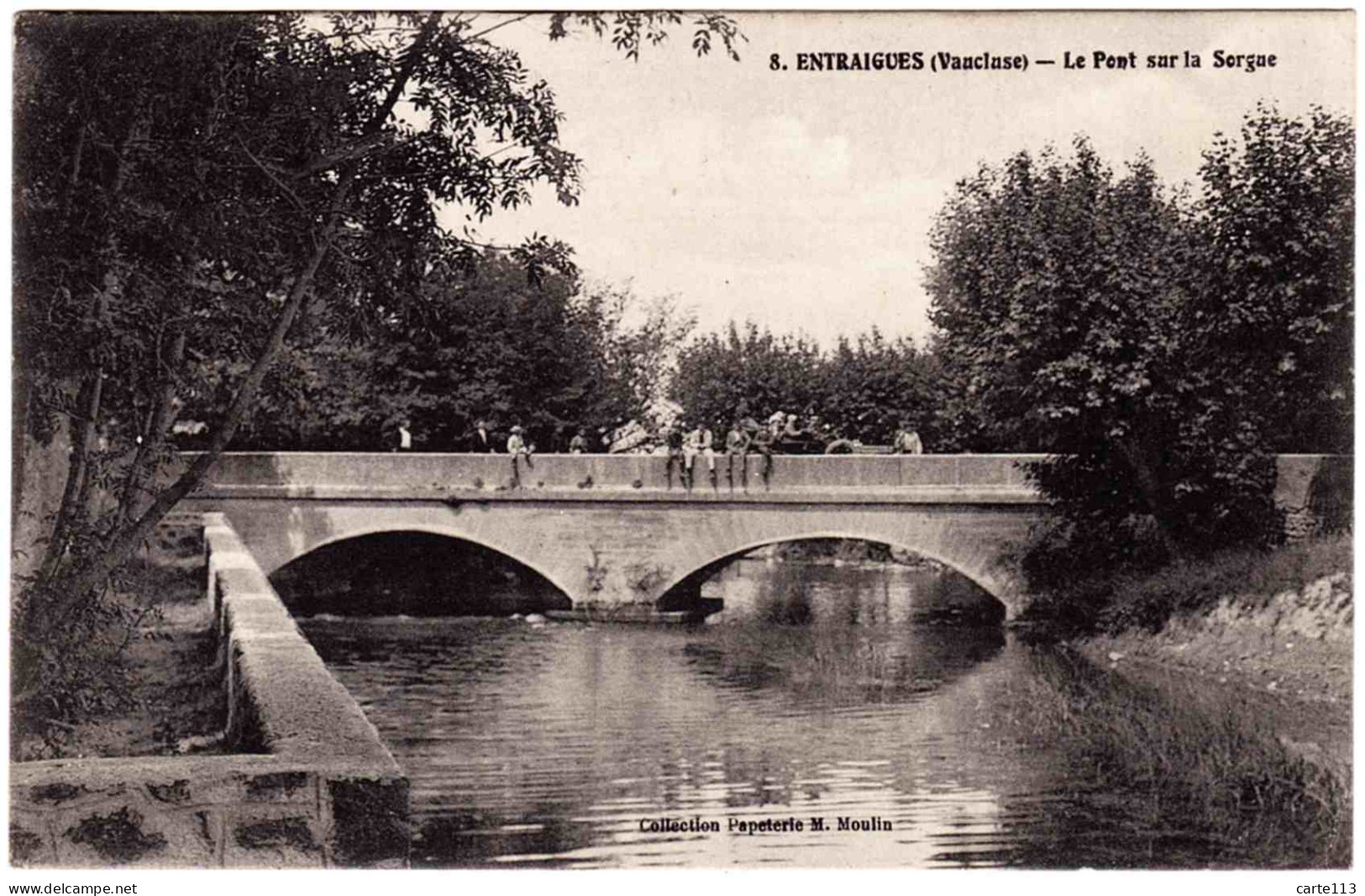 84 - B23534CPA - ENTRAIGUES - ENTRAIGUE - Le Pont Sur La Sorgue - Parfait état - VAUCLUSE - Entraigue Sur Sorgue