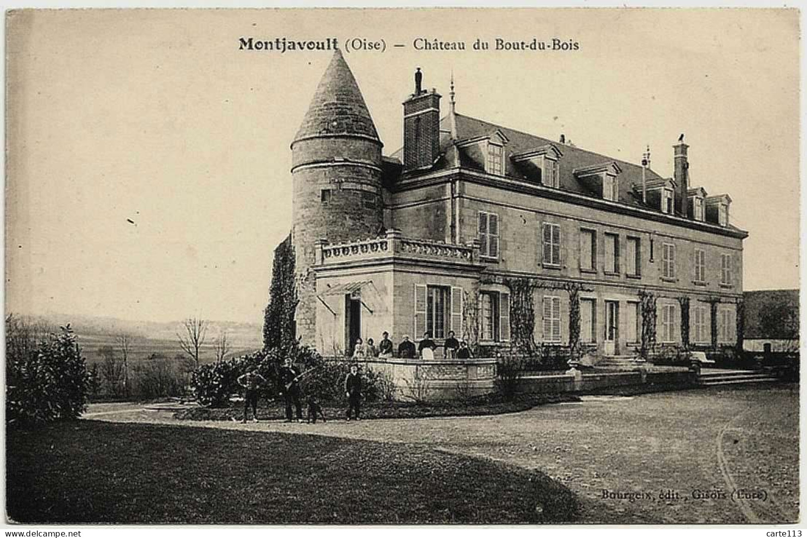 60 - B30241CPA - MONTJAVOULT - Chateau Du Bout Du Bois - Parfait état - OISE - Montjavoult