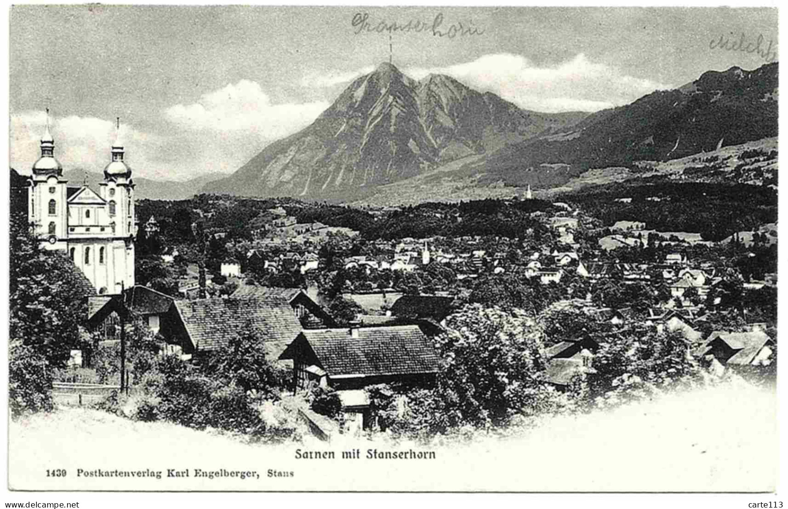 - B25309CPA - SARNEN - SUISSE - Mit Stanserhorn - Très Bon état - EUROPE - Sarnen