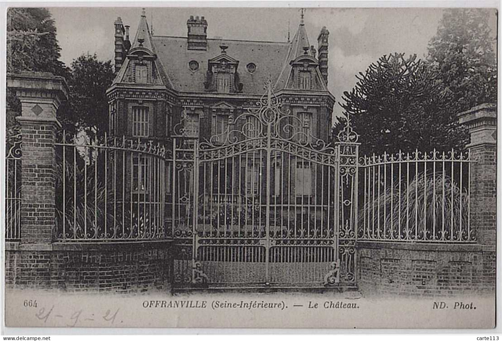 76 - B31605CPA - OFFRANVILLE - Le Chateau - Parfait état - SEINE-MARITIME - Offranville