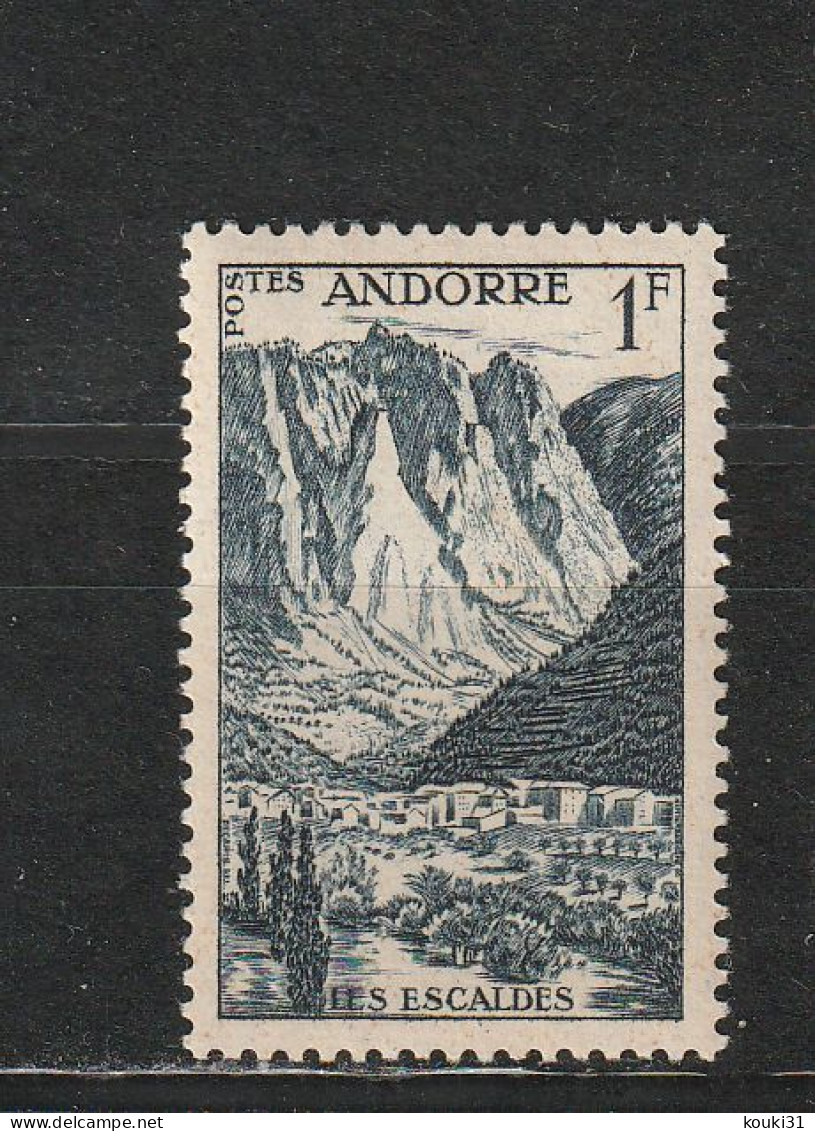 Andorre YT 138 ** : Les Escaldes - 1955 - Unused Stamps