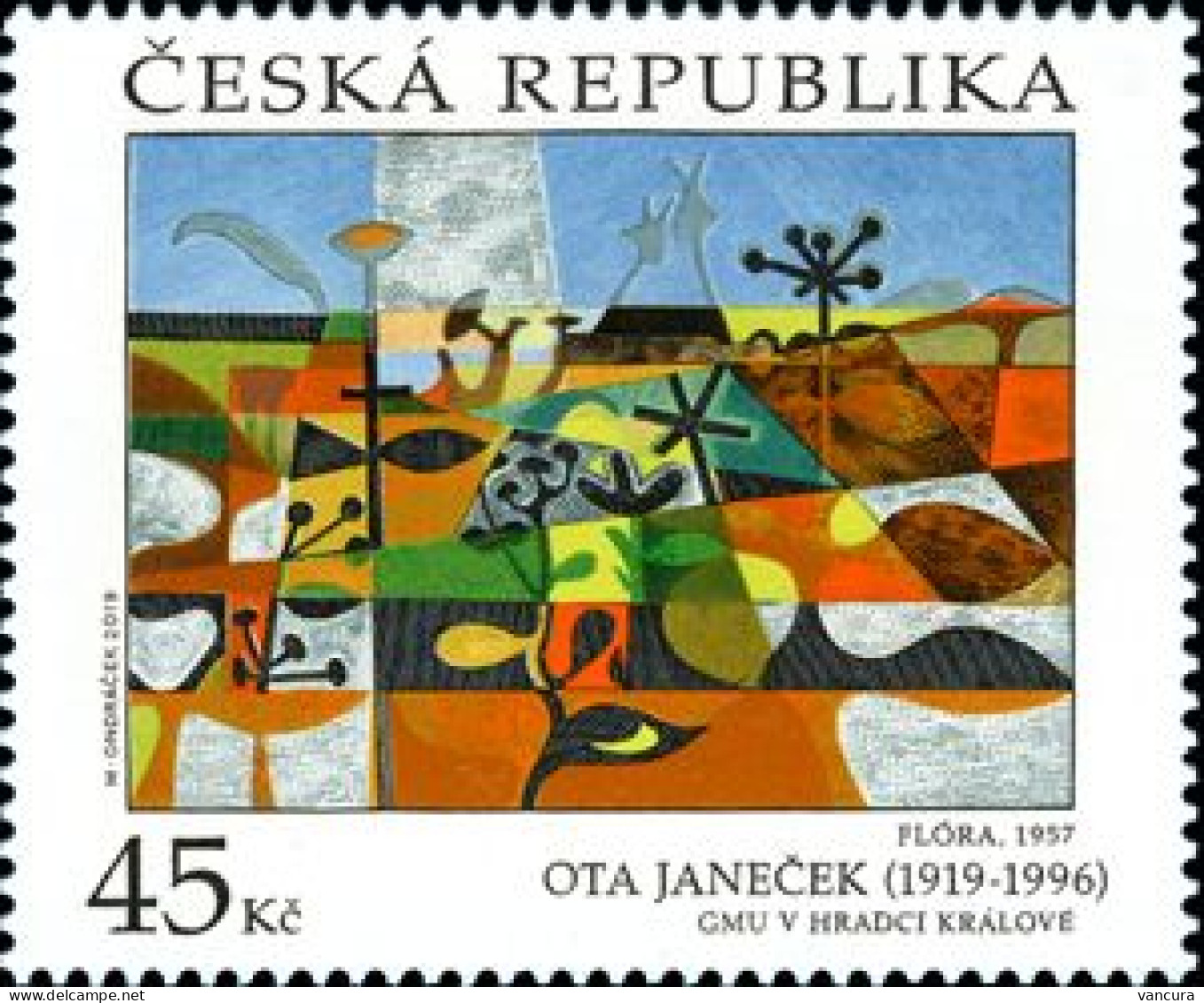 1054 Czech Republic Ota Janecek, Flora2019 - Unused Stamps