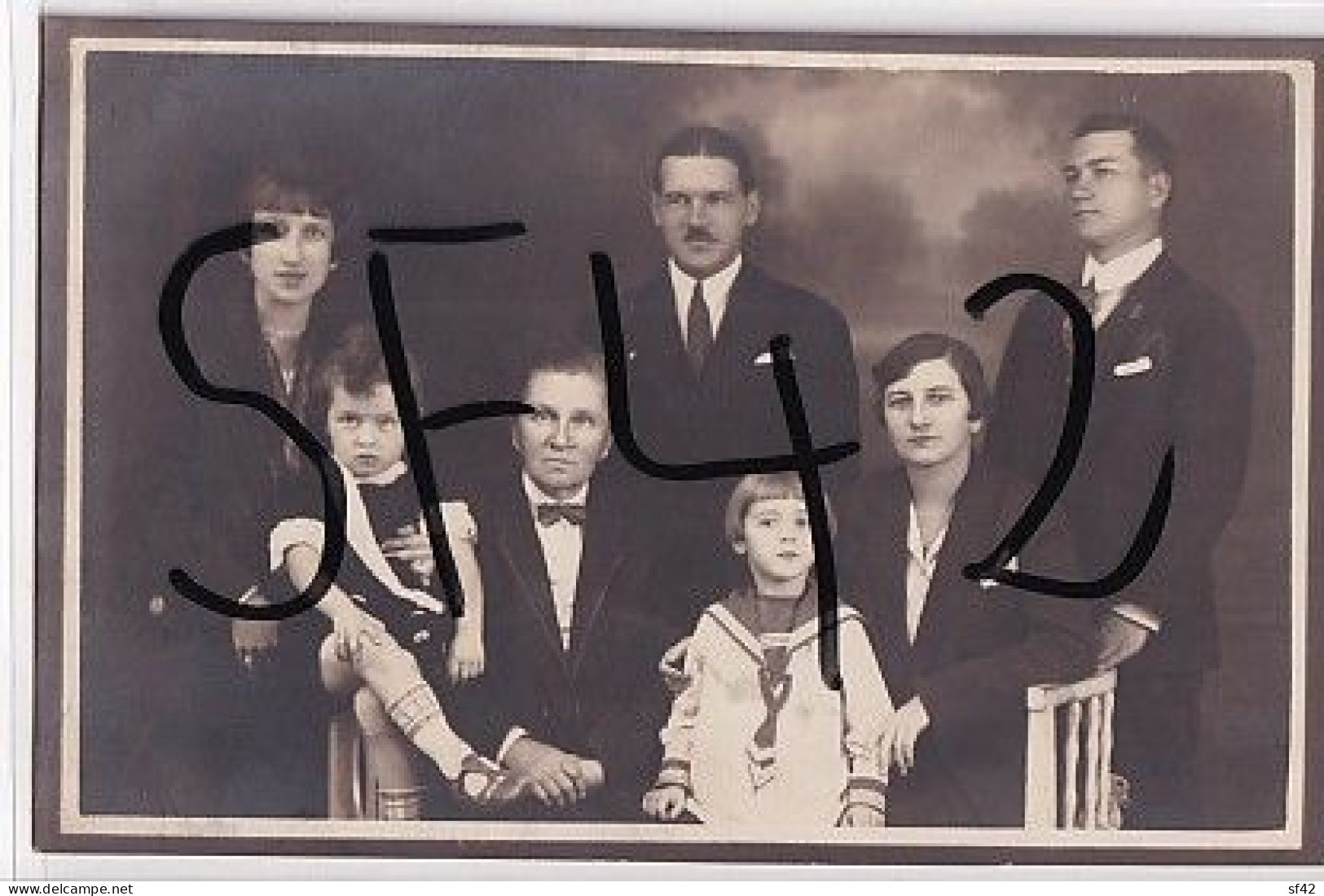 BELGRADE     CARTE PHOTO   FAMILLE - Serbie