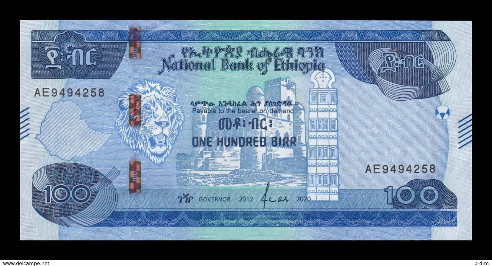Etiopía Ethiopia 100 Birr 2020 Pick 57 Sc Unc - Ethiopia