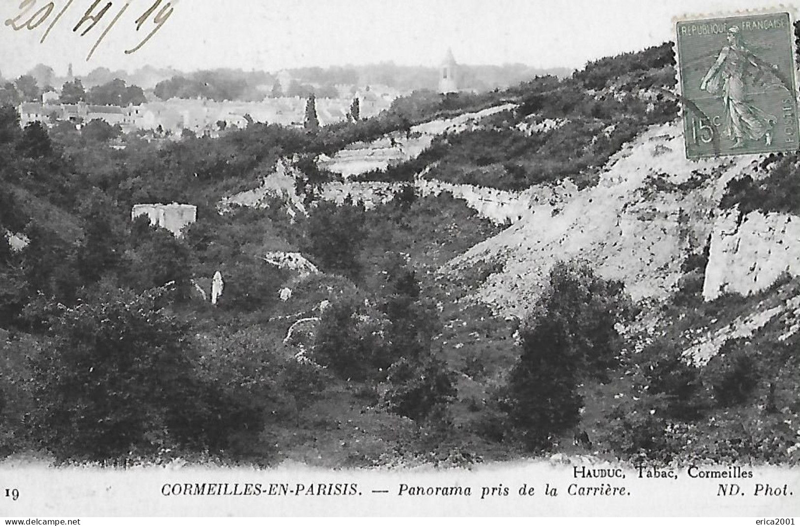 Cormeilles En Parisis. Panorama Pris De La Carrière. - Cormeilles En Parisis