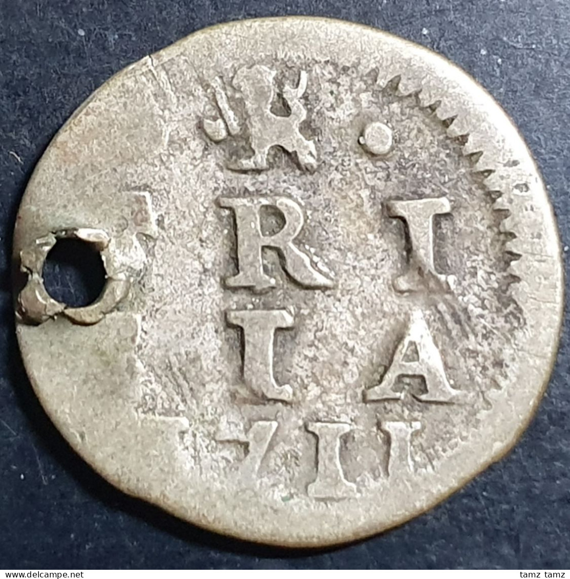 Provincial Dutch Netherlands West Friesland Frisiae 2 Stuiver 1711 Silver - Provincial Coinage