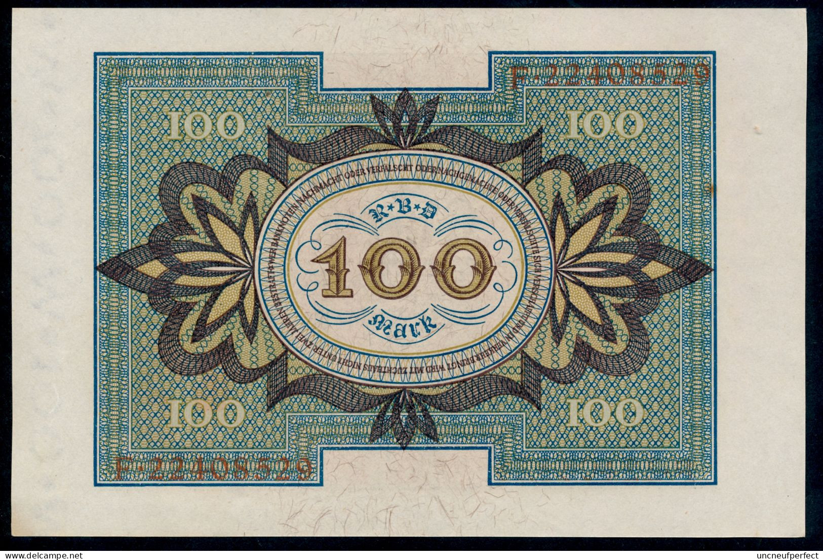 P69b Ro67b DEU-75b. 100 Mark 1920 UNC NEUF - 100 Mark