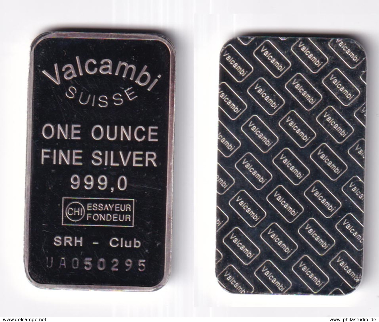 Silberbarren 1 Oz Valcambi Suisse /2 - Non Classés