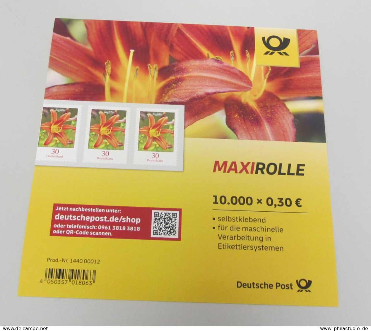 Bund 3516 Großrollen Etikett /Farbeinleger 10.000 X 0,30 € - Sonstige & Ohne Zuordnung