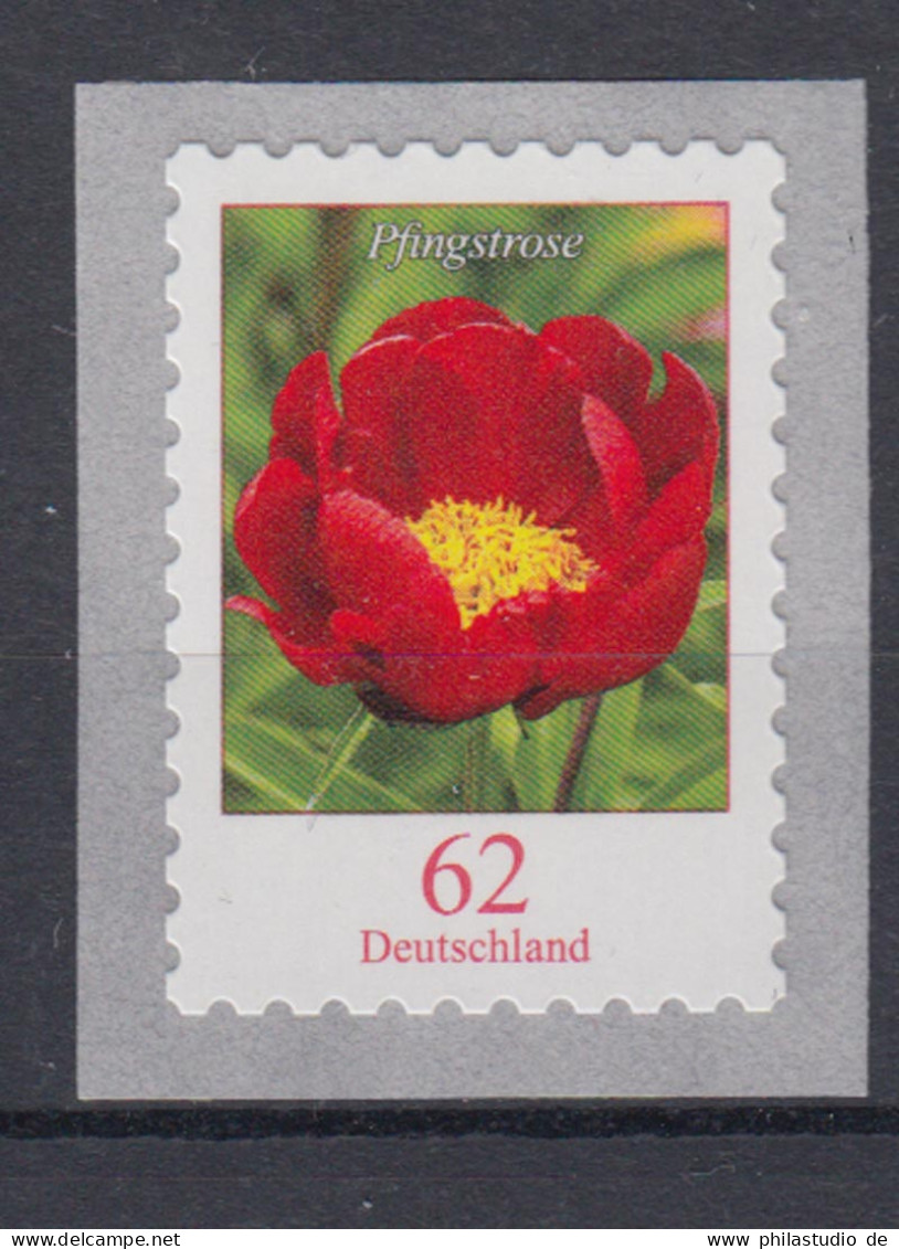Bund 3121 III SELBSTKLEBEND Von Der Großrolle Pfingsrose 62 Cent Postfrisch - Other & Unclassified