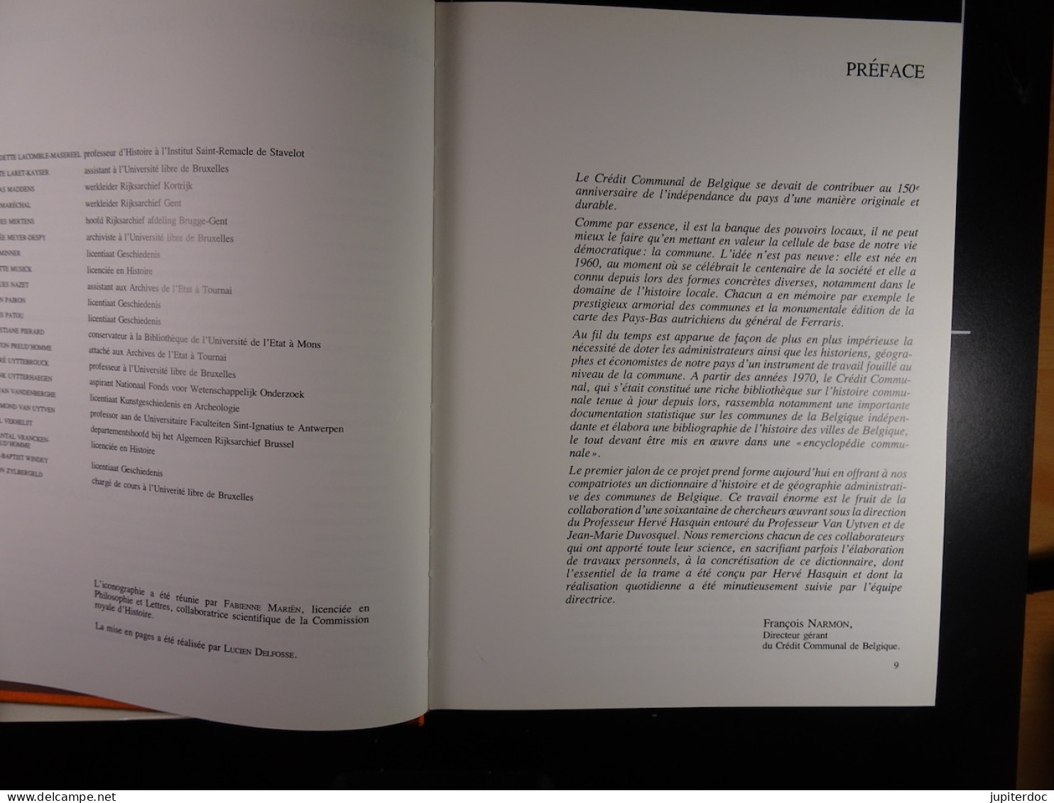 Dictionnaire Des Communes De Belgique D'histoire Et De Géographie Administrative Hasquin, Van Uyten Et Duvosquel 1980 - Dictionnaires