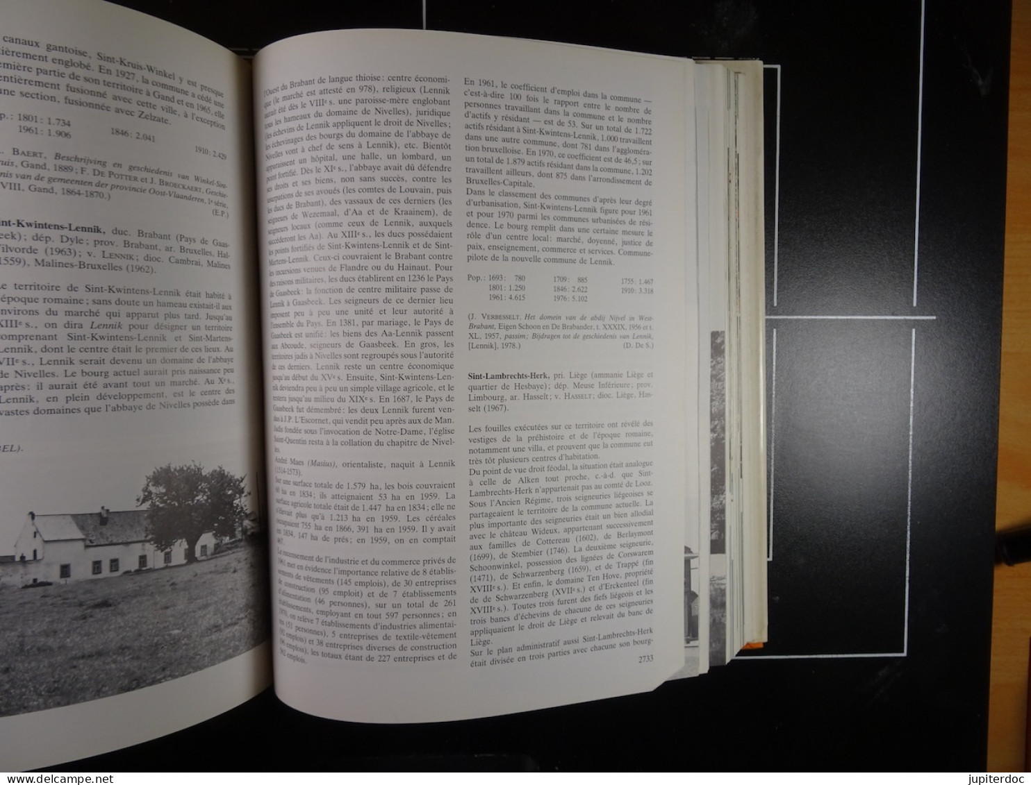 Dictionnaire des Communes de Belgique d'histoire et de géographie administrative Hasquin, Van Uyten et Duvosquel 1980