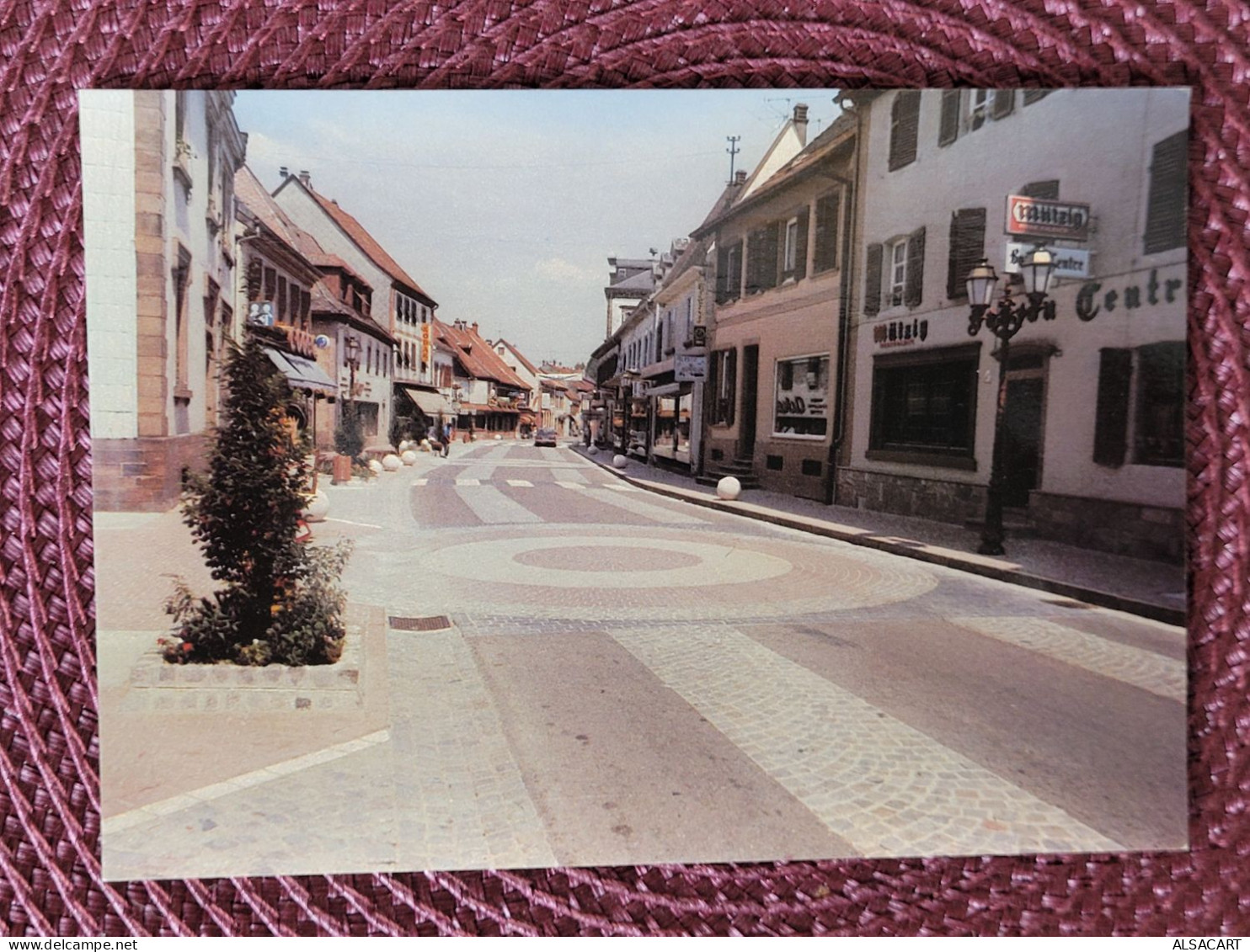 Schirmeck , Grande Rue , Café Du Centre , Publicité Bière Mutzig - Schirmeck