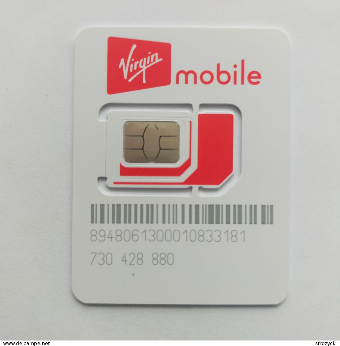 Poland - Virgin Mobile (standard, Micro, Nano SIM) - GSM SIM - Mint - Poland
