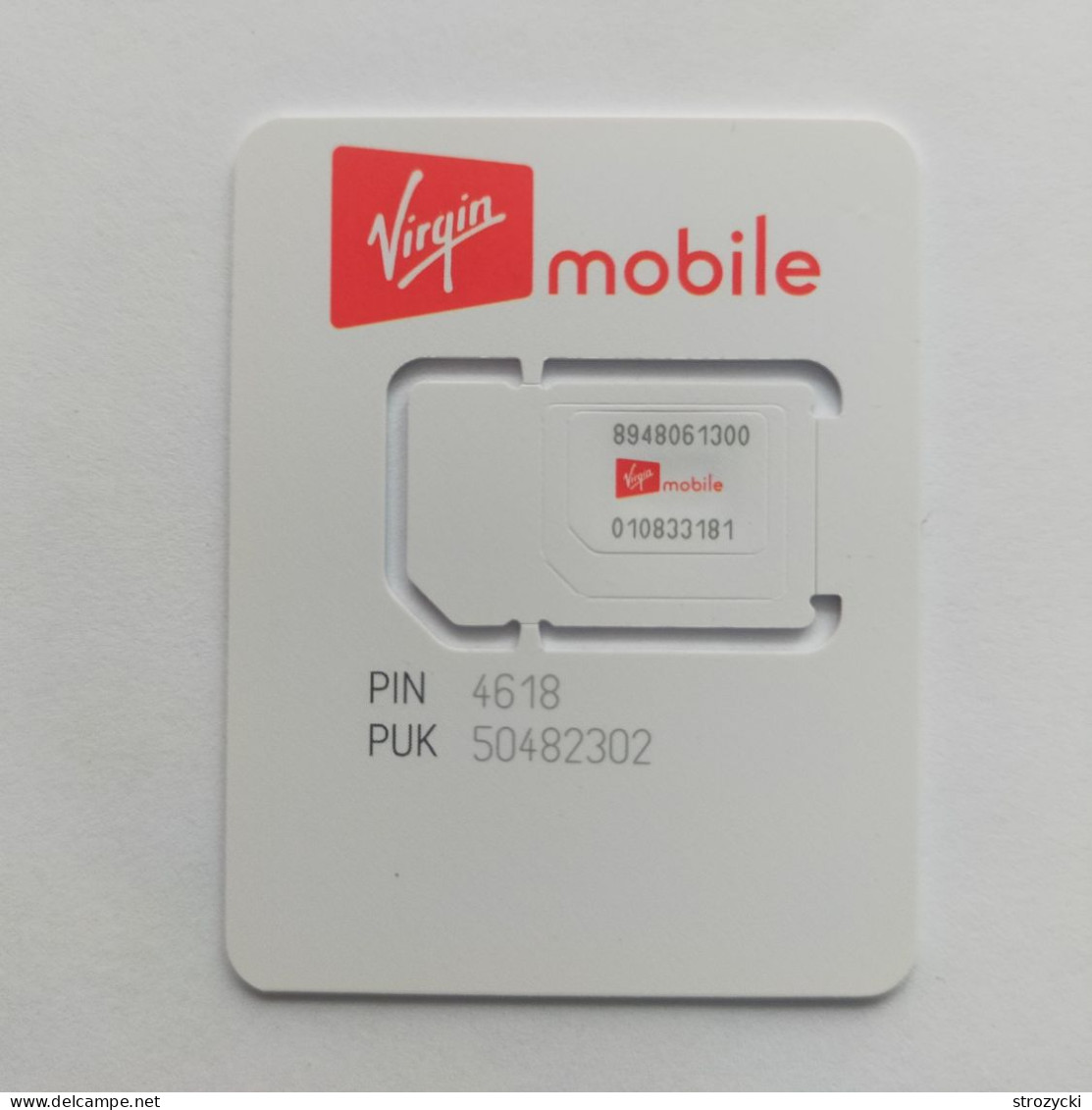 Poland - Virgin Mobile (standard, Micro, Nano SIM) - GSM SIM - Mint - Polen