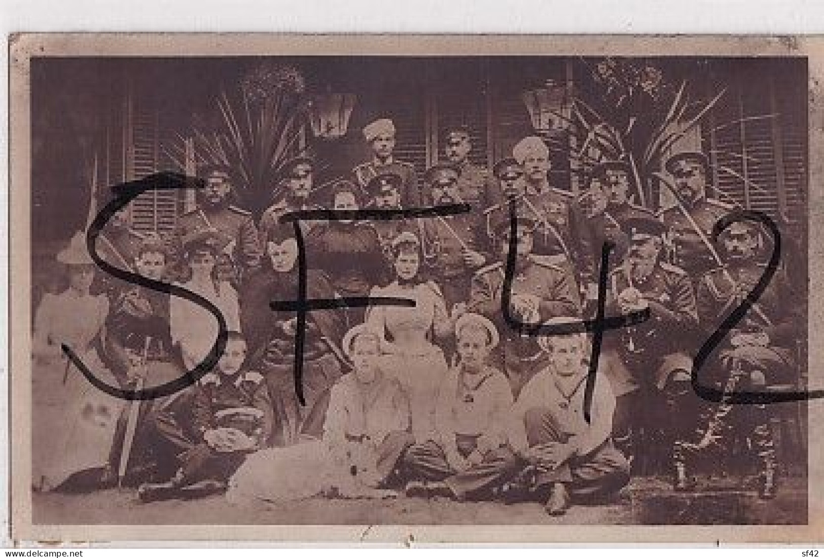 ????    CARTE PHOTO   FAMILLES ROYALES    + TSAR - Serbie