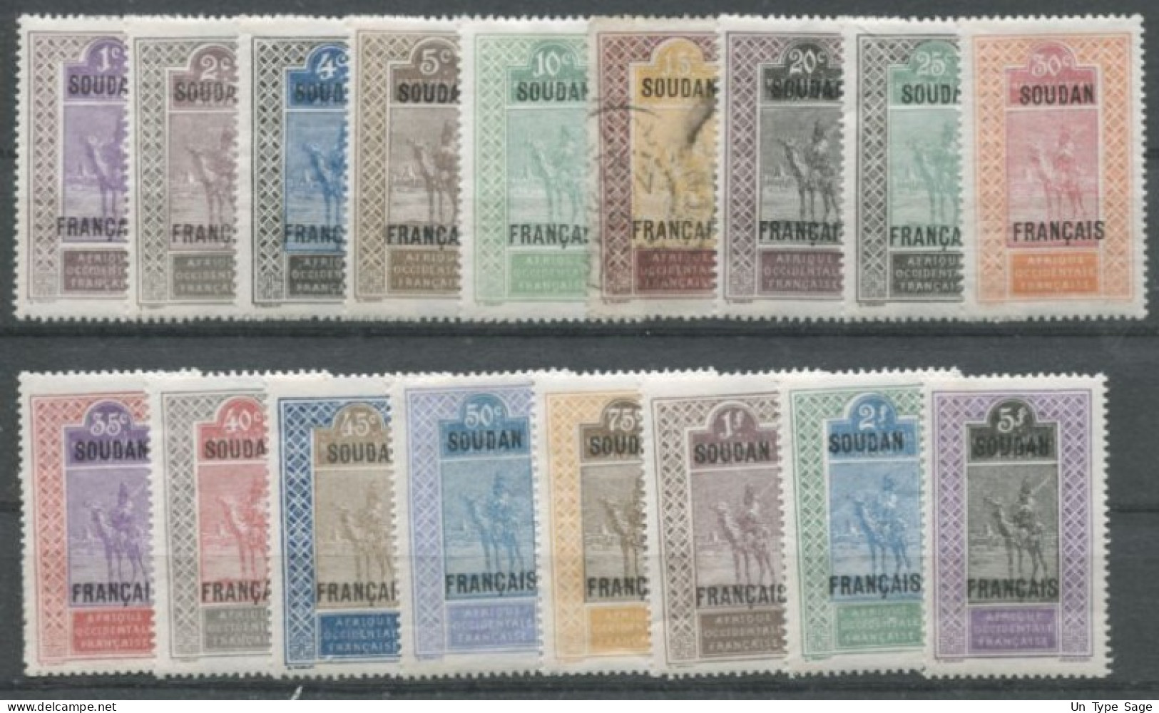 Soudan, N°20 à 36 Neuf* (sauf N°25, Oblitéré) - (F2190) - Unused Stamps