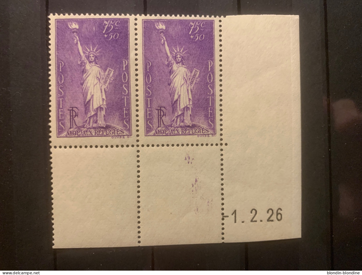 FRANCE YT 309 NEUF** TB VARIETE ERREUR DE DATE - Unused Stamps