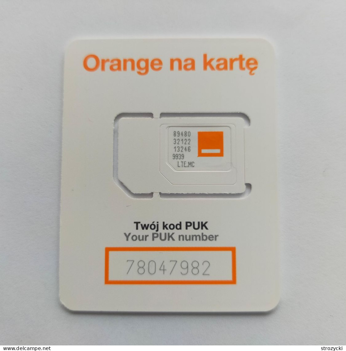 Poland - Orange (standard, Micro, Nano SIM) - GSM SIM - Mint - Polonia