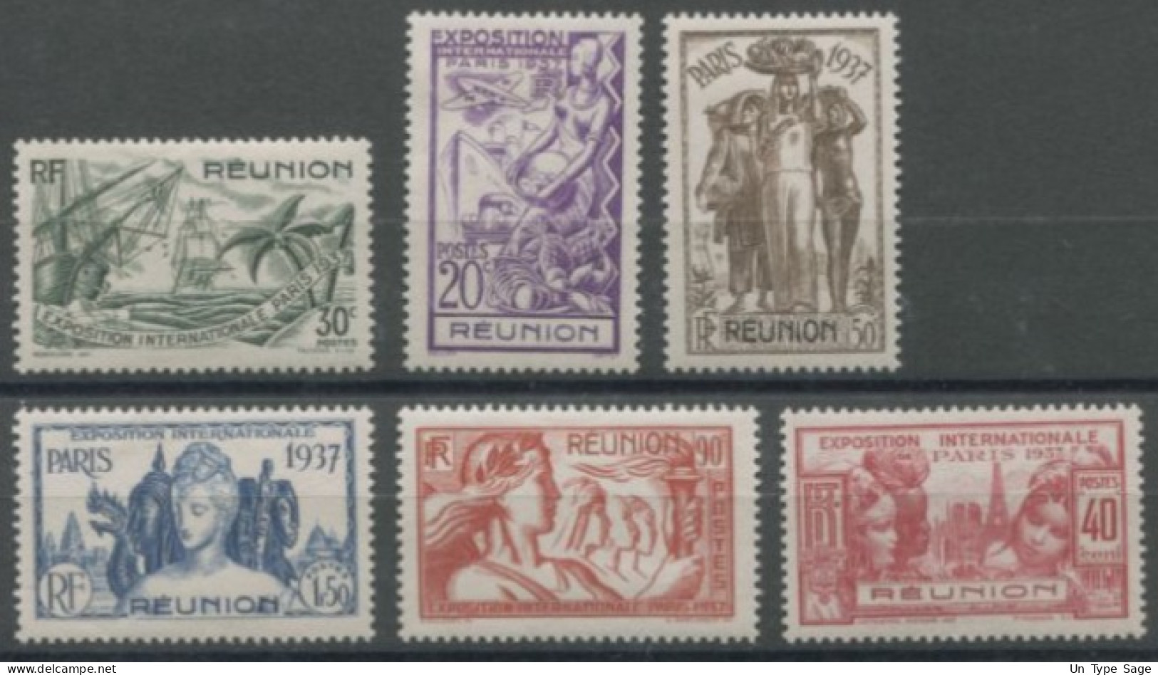 Réunion, N°149 à 154 Neuf* - (F2196) - Unused Stamps