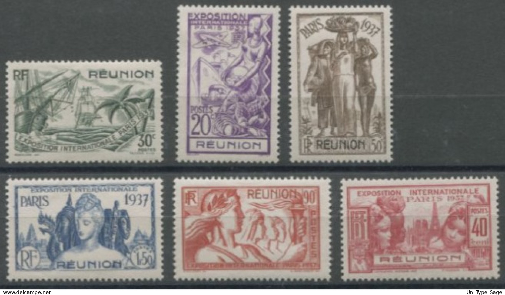 Réunion, N°149 à 154 Neuf* - (F2196) - Nuovi