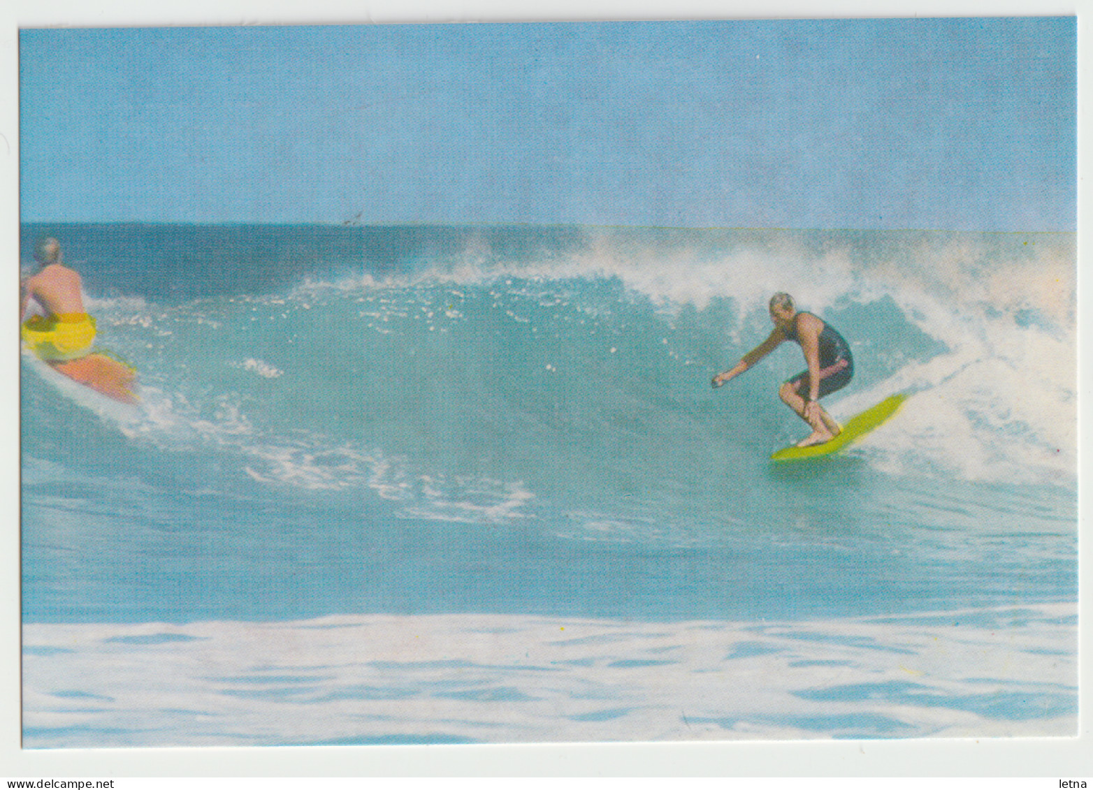 Australia VICTORIA VIC Surf Board Riding Rose Series No.630 Postcard C1970s - Andere & Zonder Classificatie