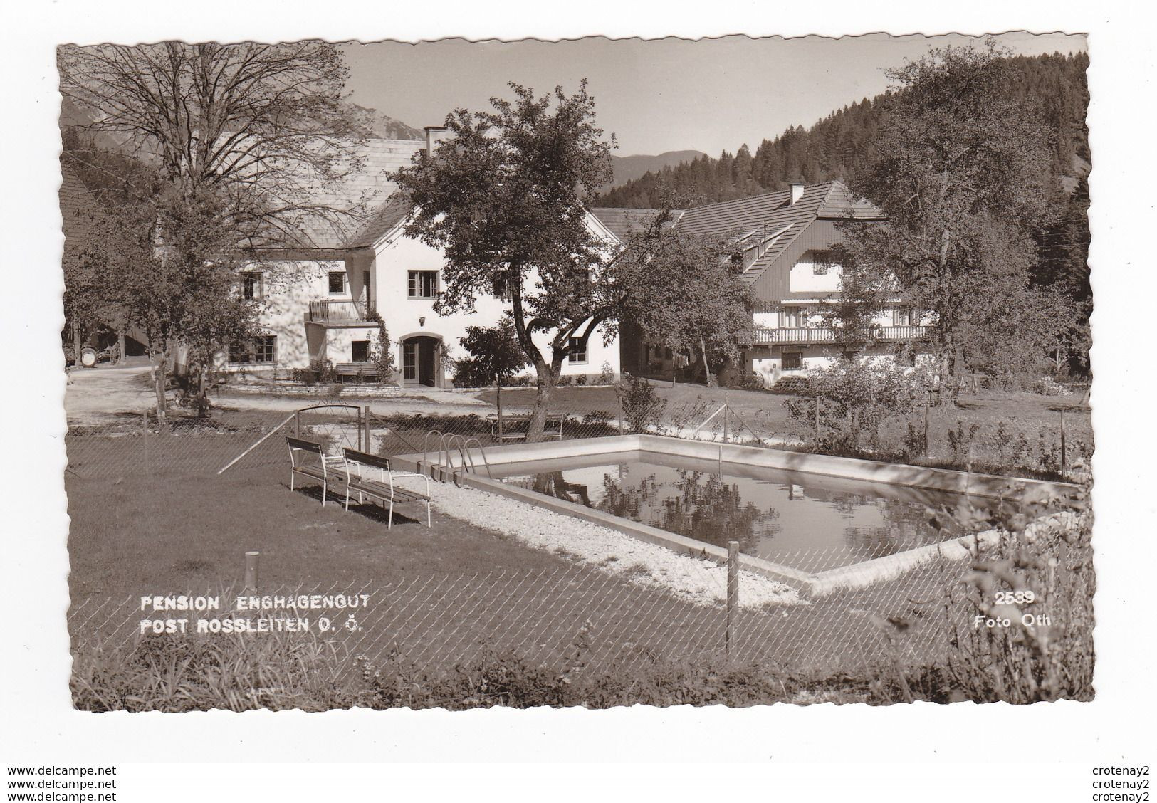 Haute Autriche Kirchdorf Pension Enghagengut Post ROSSLEITEN Vers Windischgarsten N°2539 Piscine En 1963 - Windischgarsten