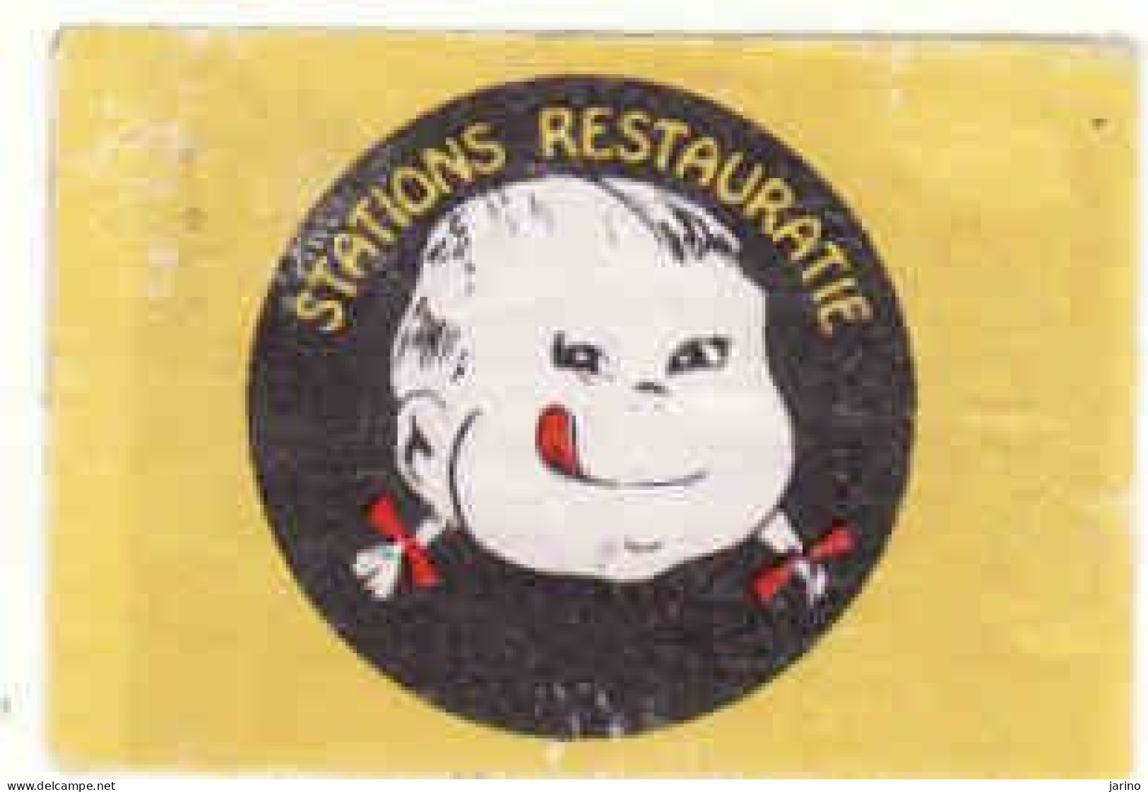 Dutch Matchbox Label, Stations Restauratie, Holland, Netherlands - Boites D'allumettes - Etiquettes