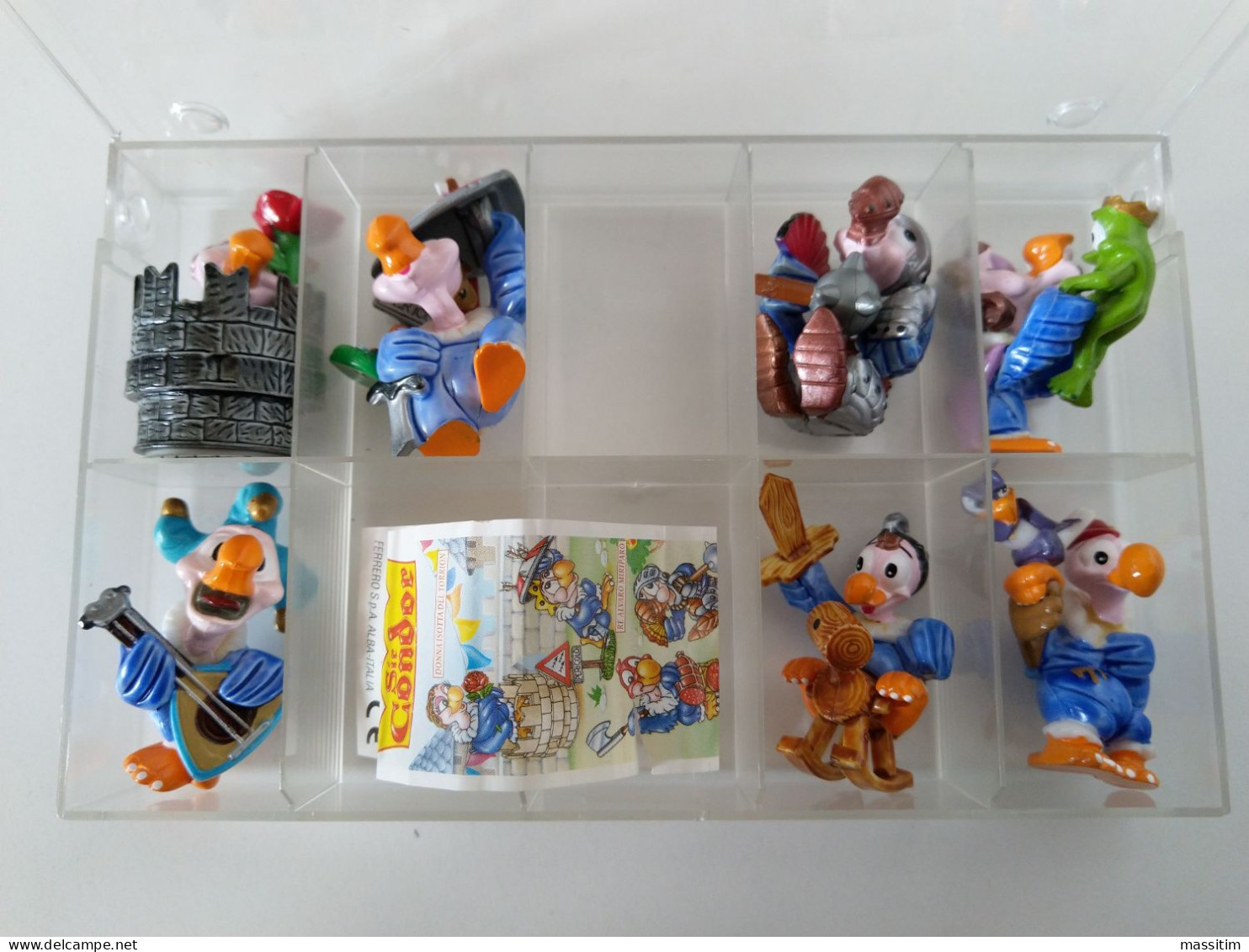 Sorpresine Kinder Sir Condor - 1998 - Semi/Completa 7 Pezzi ( Su 10 ) Con Custodia E Cartina - Familles