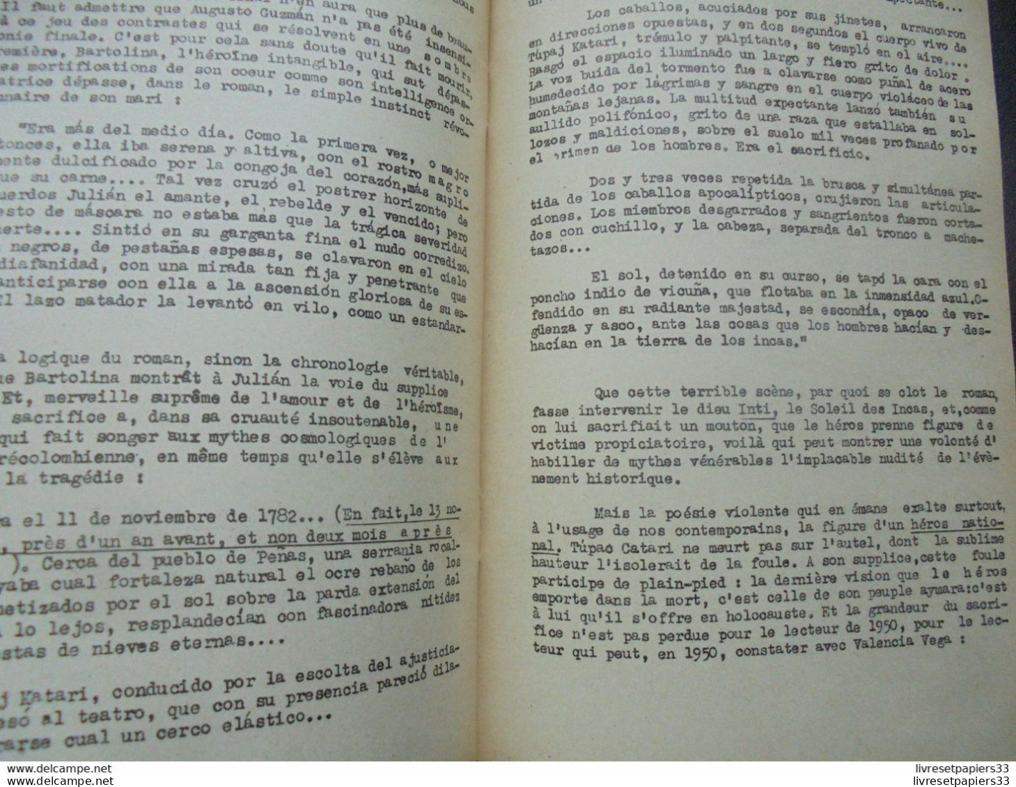 Le Mouvement Littéraire En Amérique Hispanique Après Ruben Dario Par M Pierre DARMANGEAT. Mars 1954 - Culture