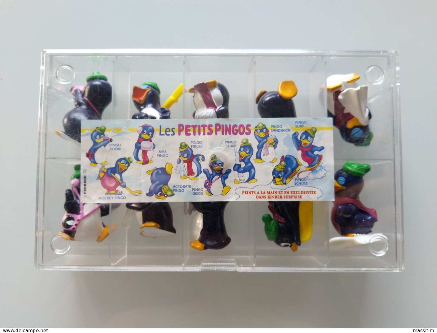 Sorpresine Les Petits Pingos - Serie Completa Sorpresine Kinder Con Custodia E Cartina. - Families