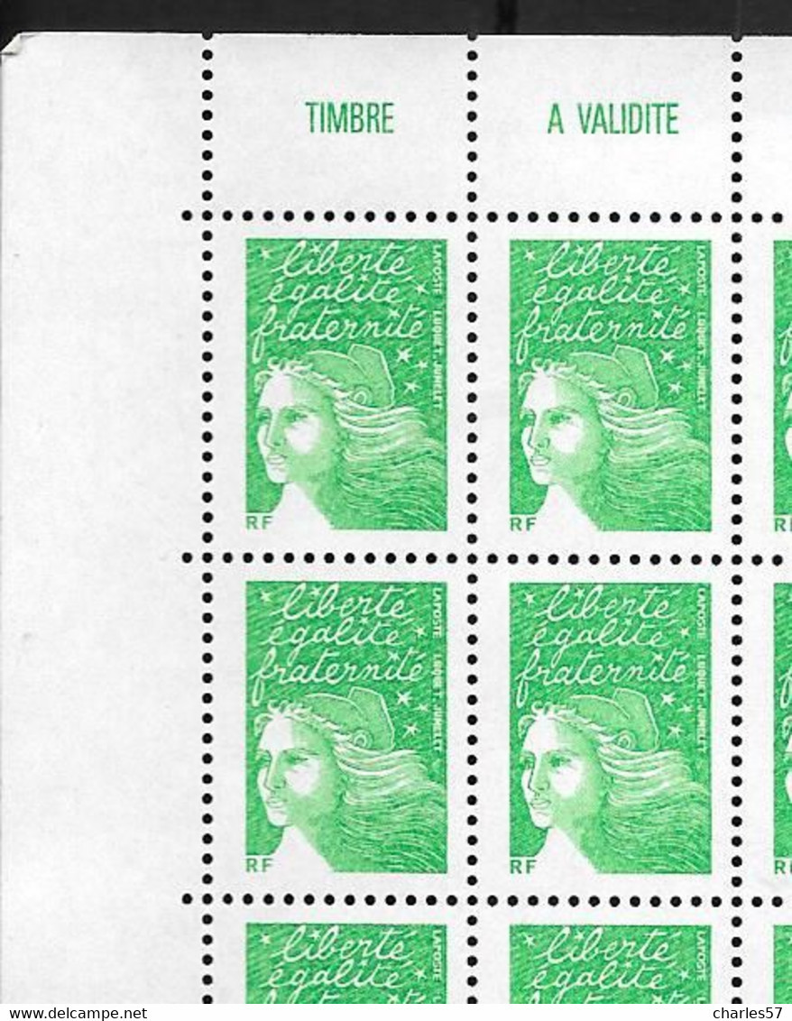 / France: Variété N°3535A (chez Y & T) Ou (3427b Chez Maury) Timbre  Sans Phosphore, Bord De Feuille - Unused Stamps