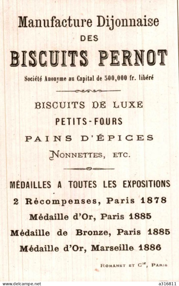 Biscuits Pernot  Caporal ! Quel Est Le Coupable - Pernot