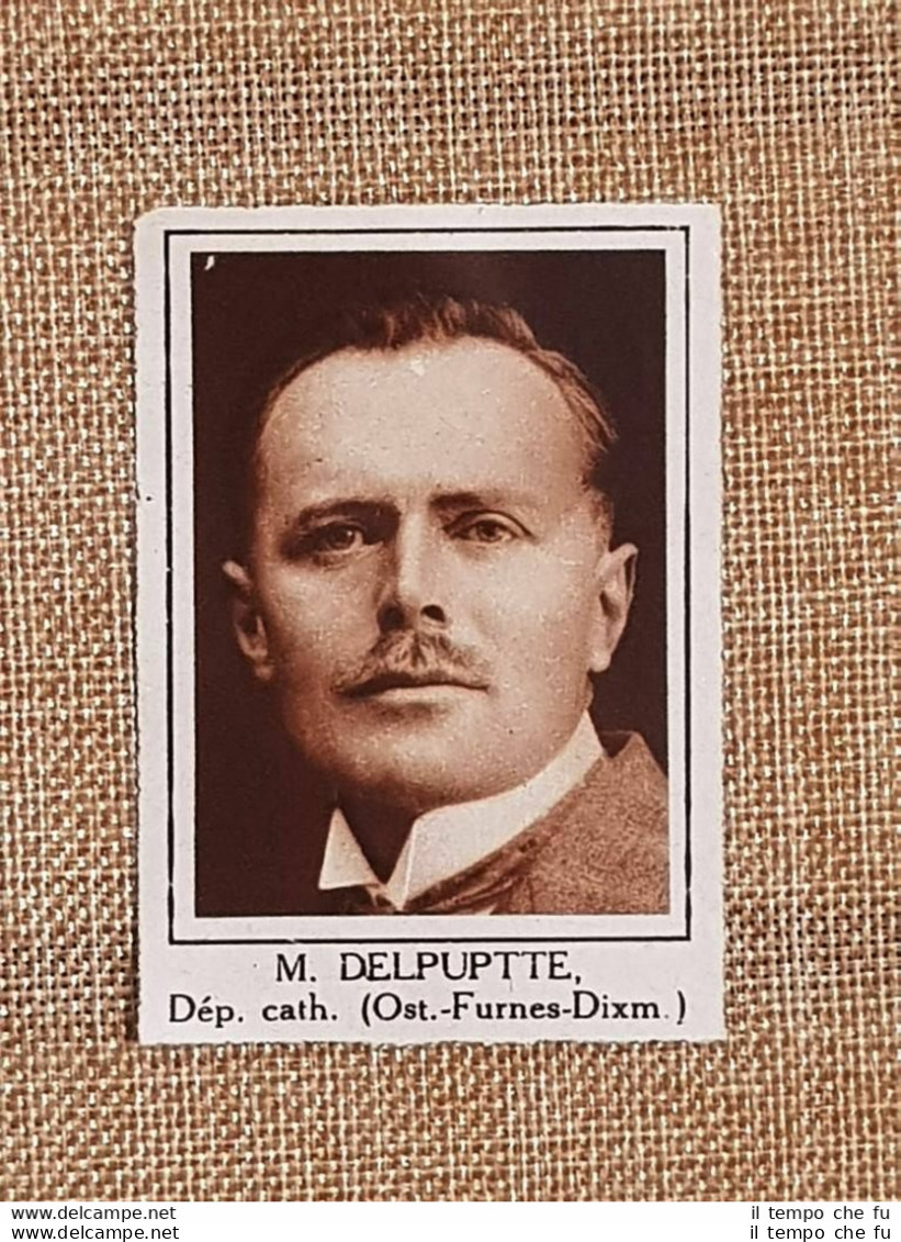 Parlamentare M. Delpuptte Ost.-Furnes-Dixm. Elezioni Del 24 Maggio 1936 - Altri & Non Classificati