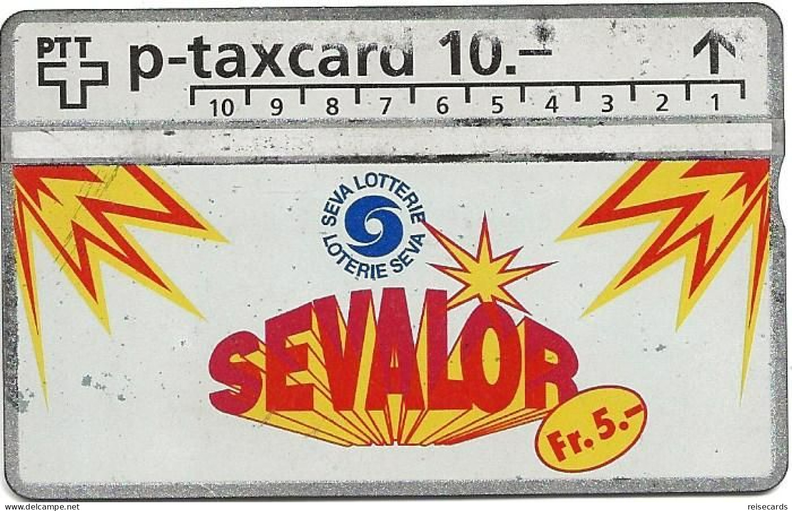 Switzerland: PTT K P 94/04 444L SEVA Lotterie - Sevalor - Suisse