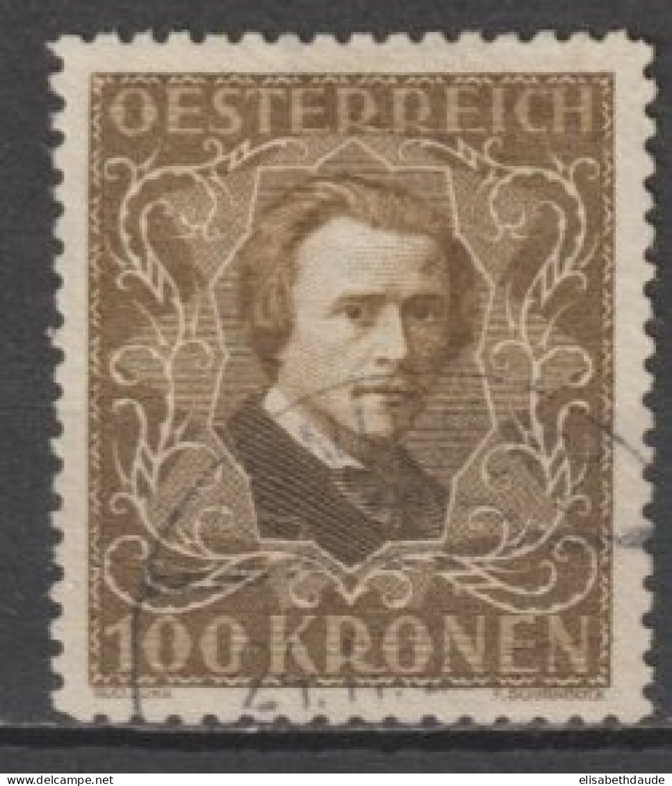 AUTRICHE - 1922 - YVERT N°296a DENT 11.5 OBLITERES - COTE = 30 EUR - Used Stamps