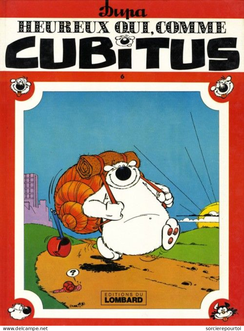 Cubitus 6 Heureux Qui, Comme Cubitus - Dupa - Lombard - EO Brochée 01/1981 - TTBE - Cubitus